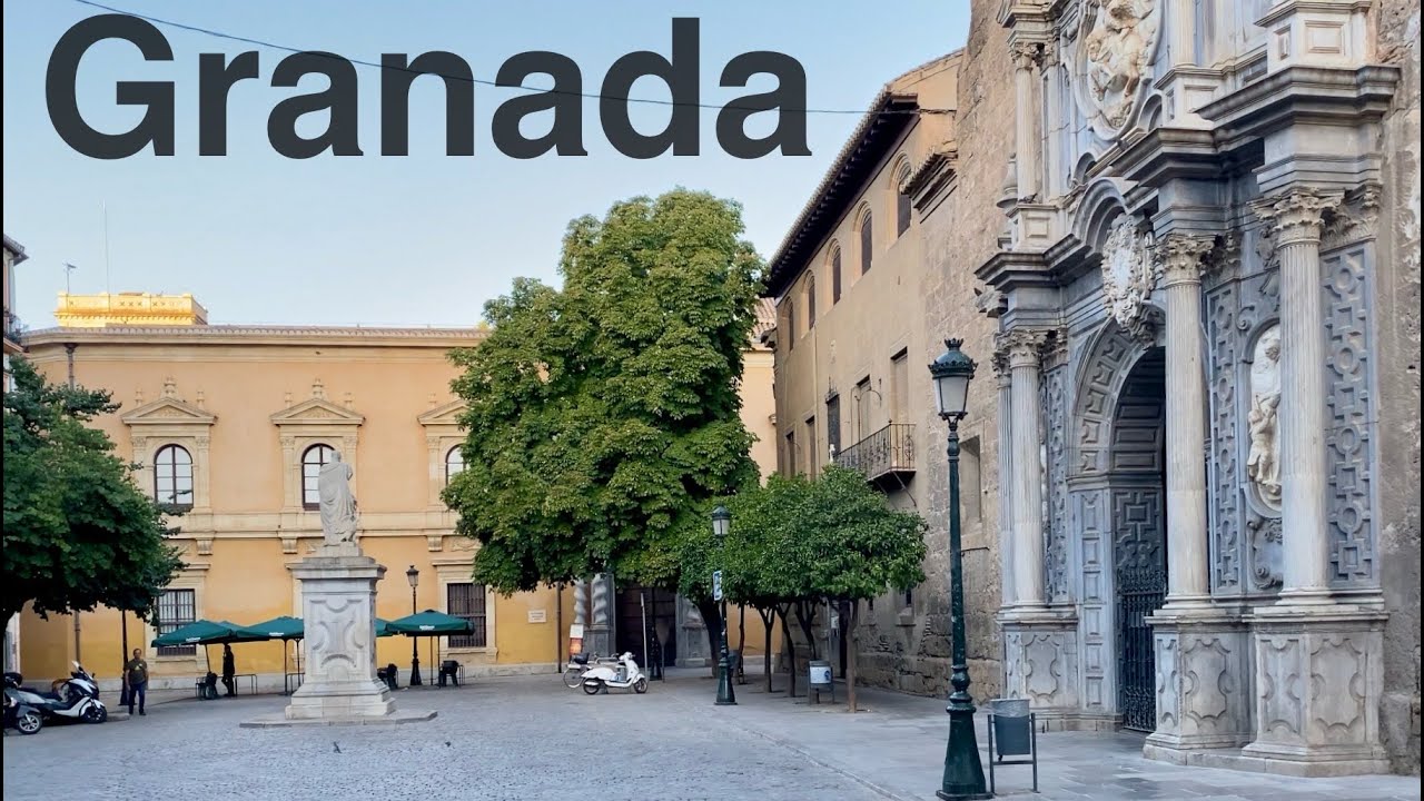 🇪🇸 Granada: Un Paseo desde la Plaza de la Encarnación hasta la Fuente de los Cuatro Leones 🚶‍♂️