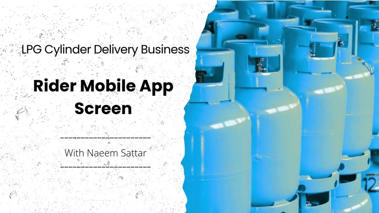 Rider Mobile App - LPG Cylinder Business Software With Tarsil