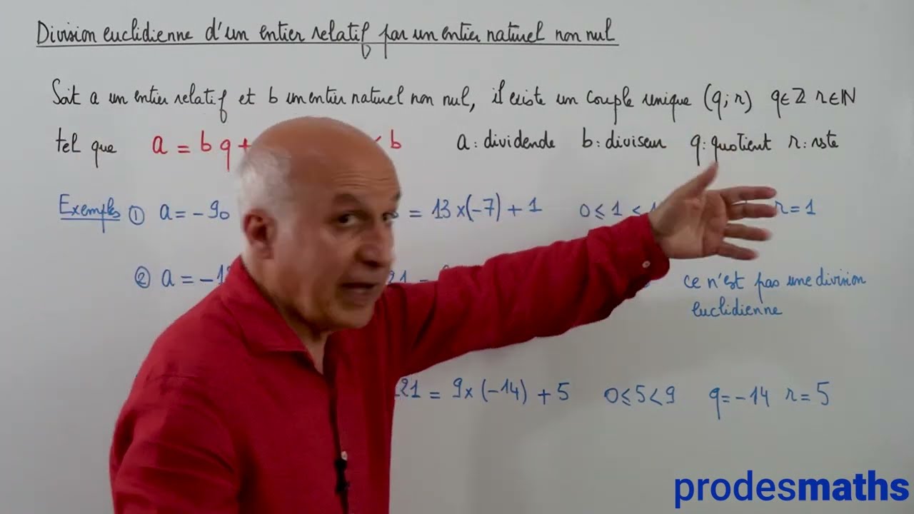 Expert - Arithm&eacute;tique - Division euclidienne