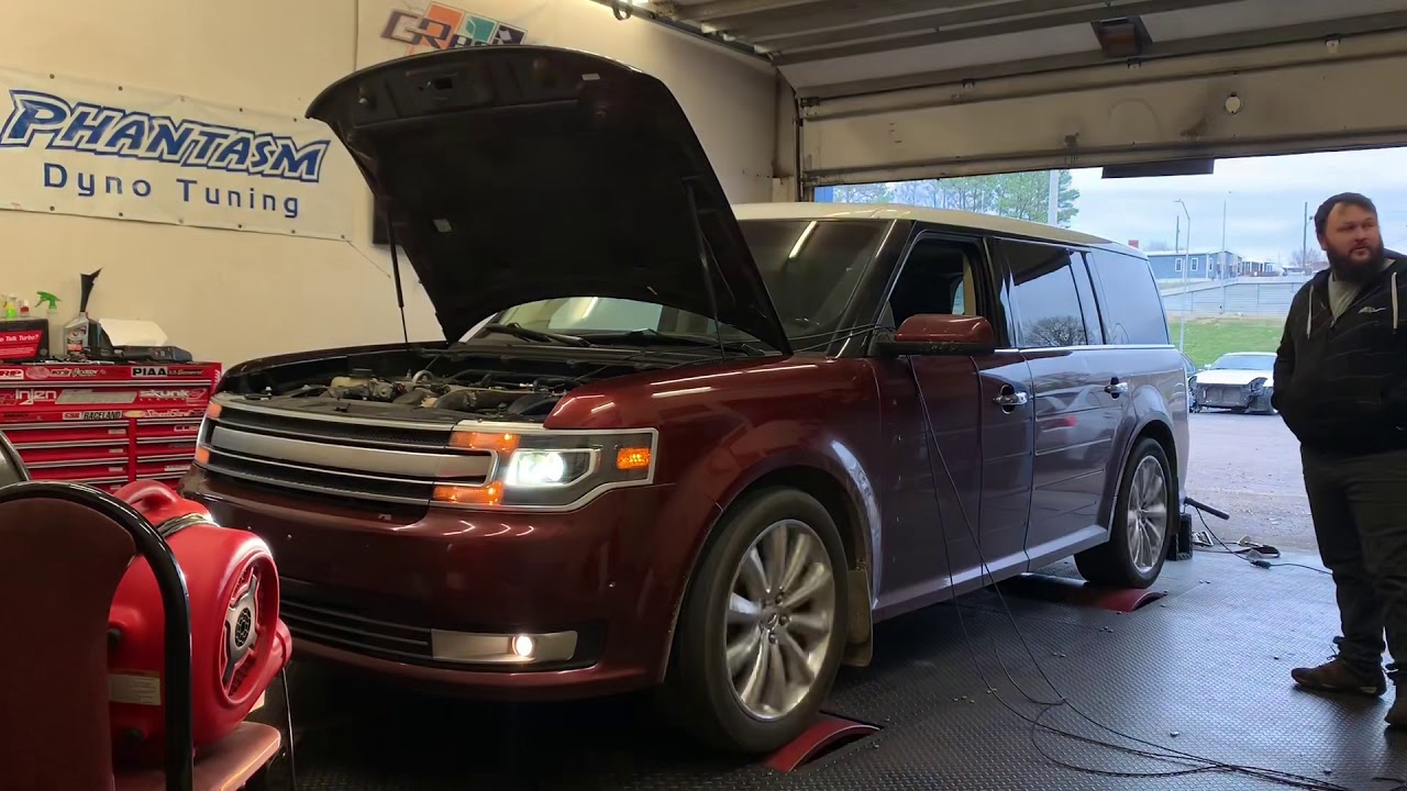Dyno Testing 2015 Ford Flex EcoBoost 3.5L TwinTurbo AWD FWD 4WD K&N Diablosport