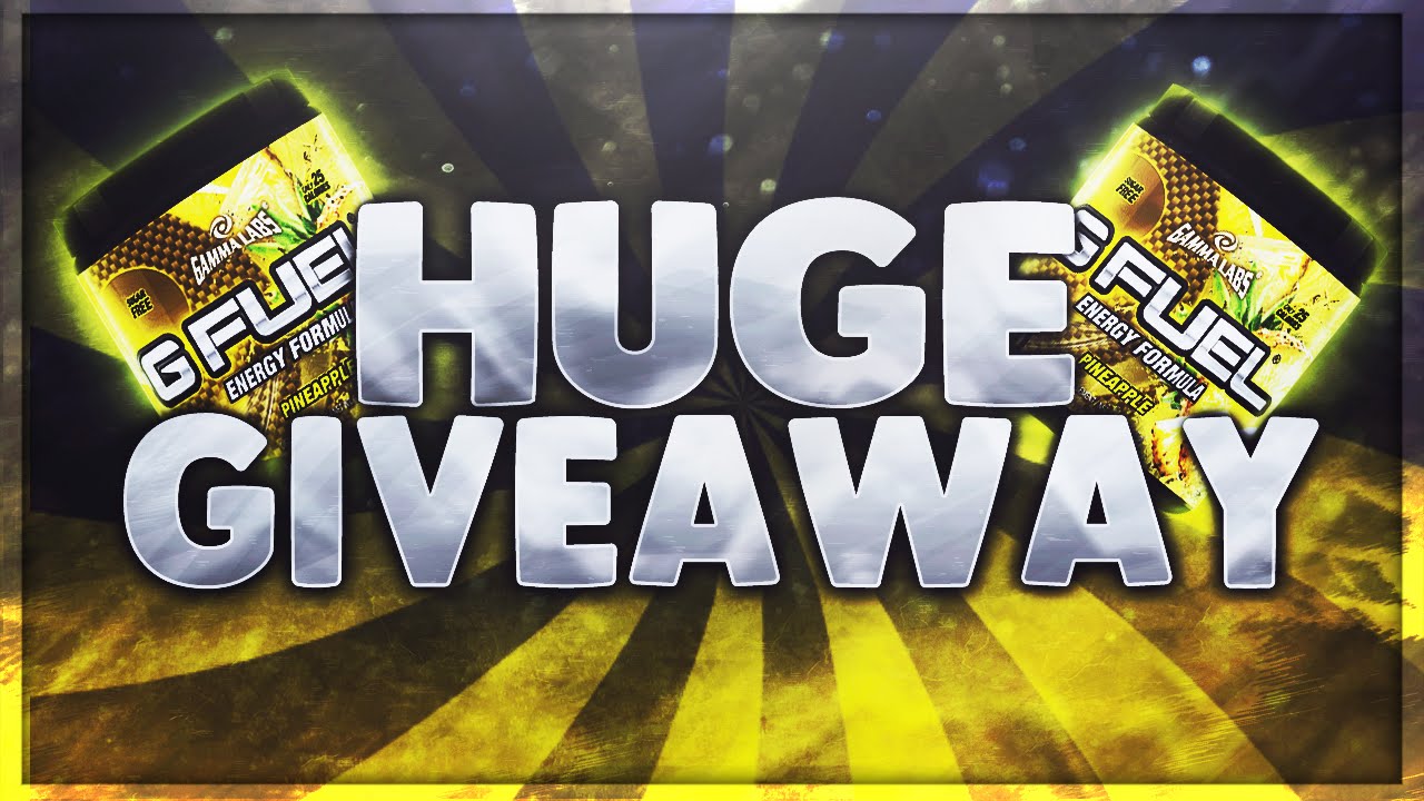 HUGE GIVEAWAY! G-FUEL, Kontrol Freeks + MORE!