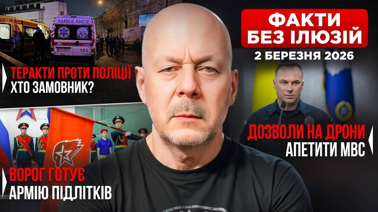 Дилетанти чи профі? Хто влаштував теракти проти поліцейських? | Факти без ілюзій — 2 березня 2026