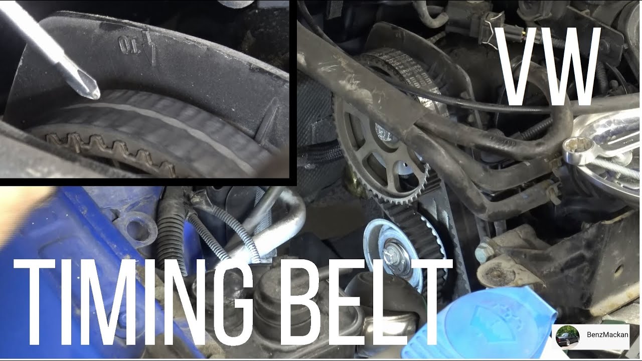 Замена ремня ГРМ на двигателе VW BORA 1.6L AKL/AEH! Камрем!