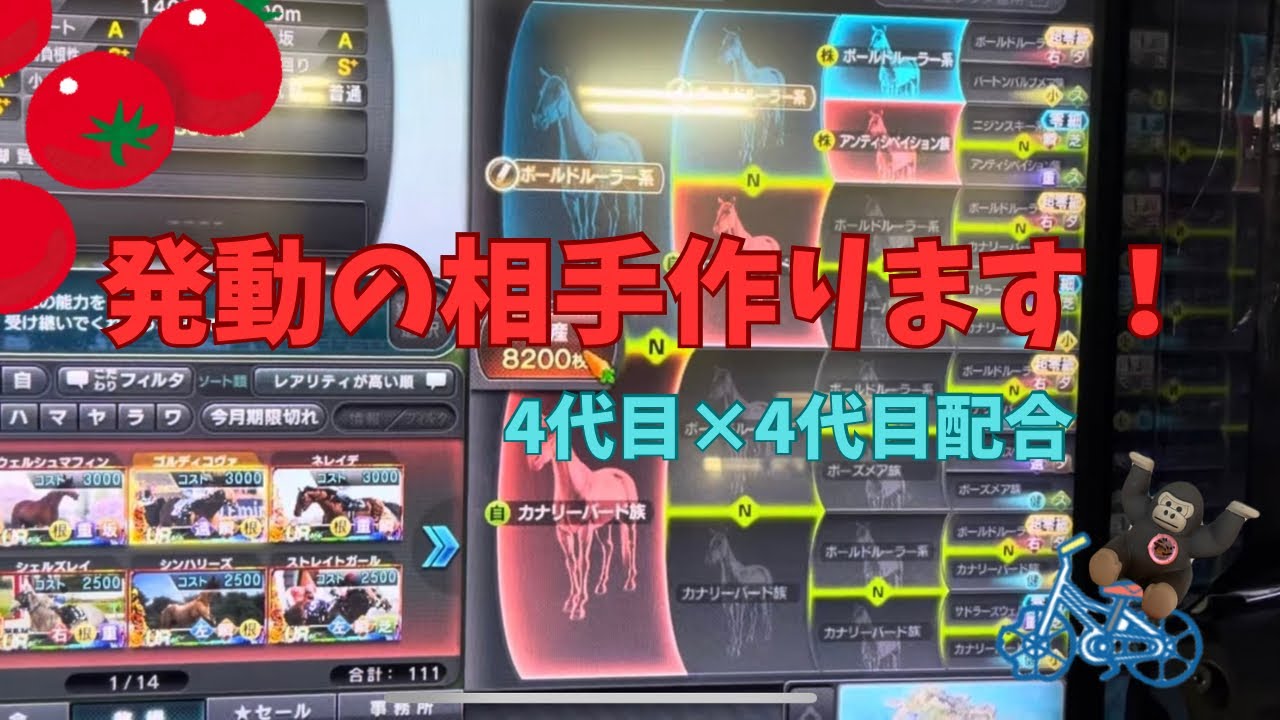 4代目×4代目作成！発動の相手になる5代目作成します👀