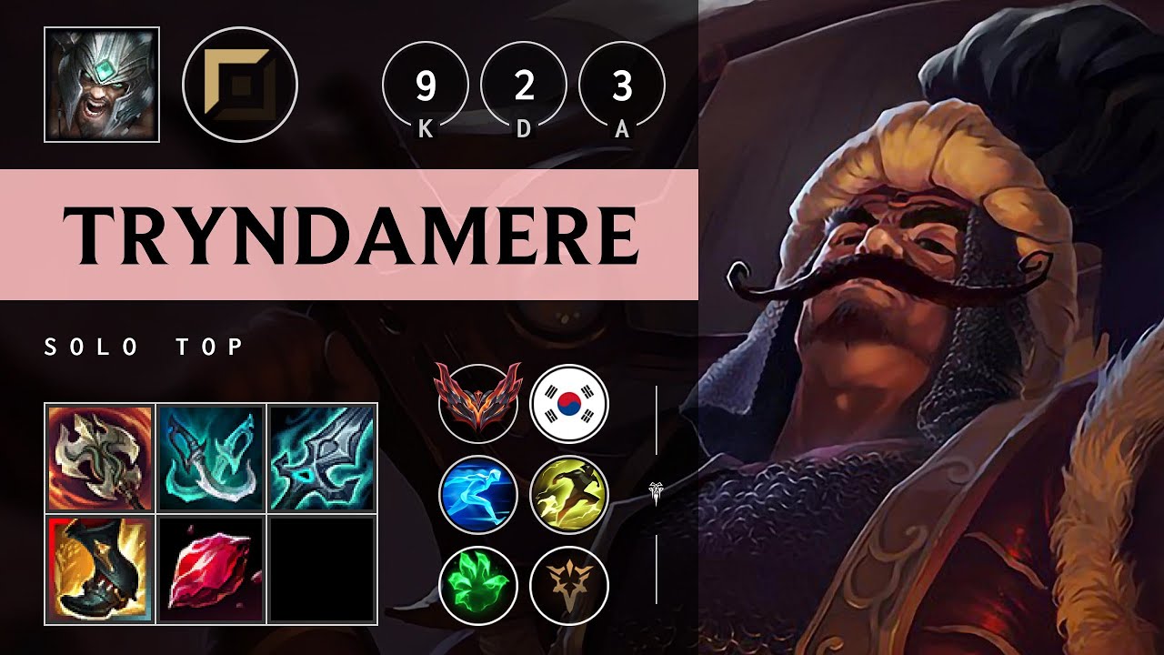 Tryndamere Top vs Sett - KR Grandmaster Patch 25.15