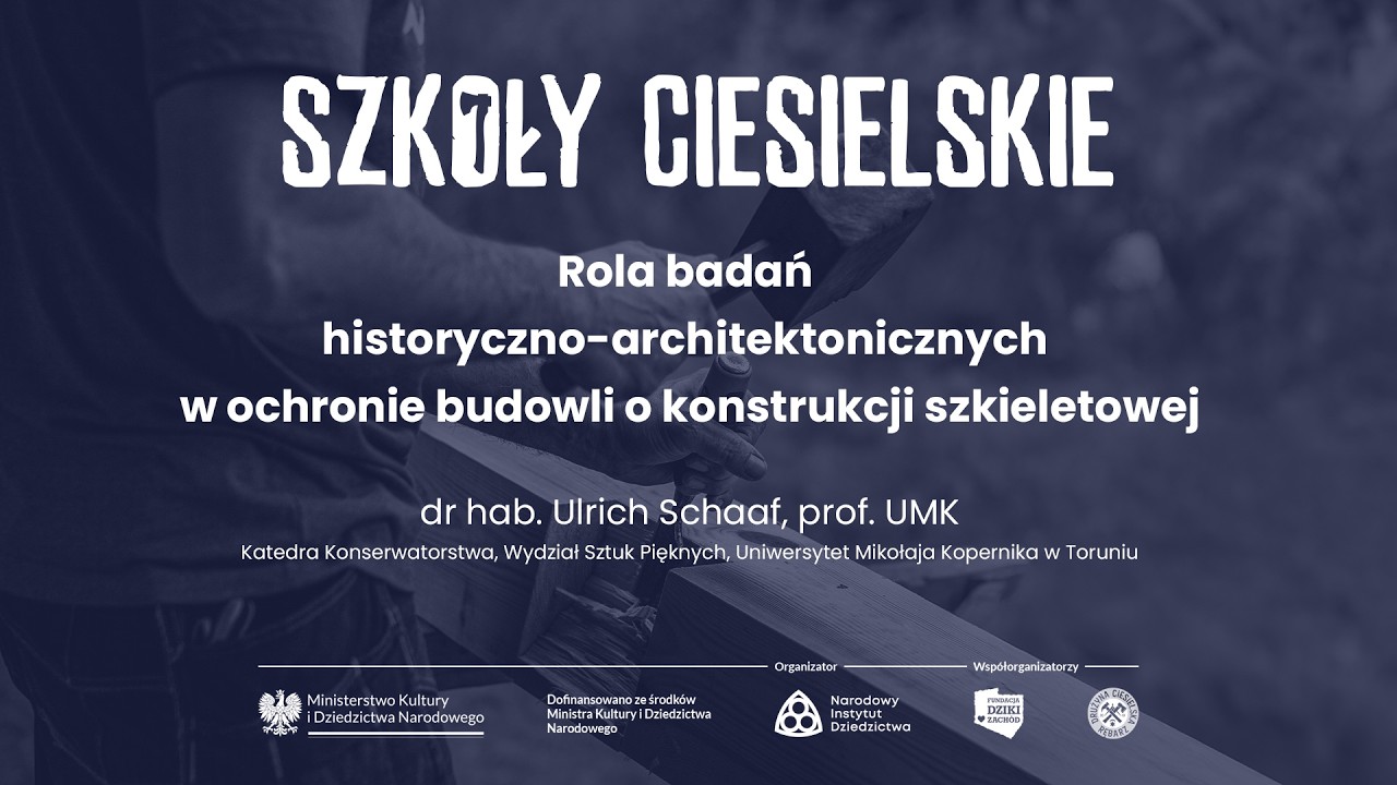 Szkoły Ciesielskie NID 2026 w Grabiszycach Dolnych - dr hab. Ulrich Schaaf, prof. UMK