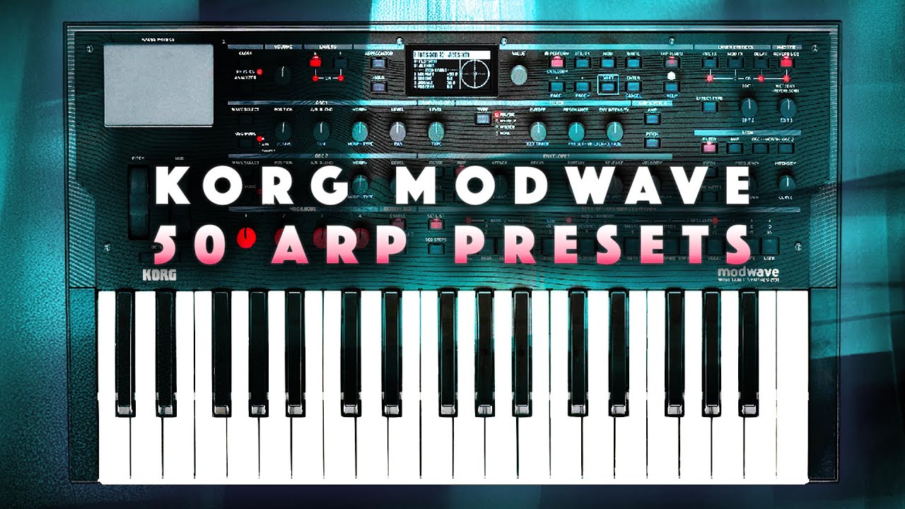 Korg Modwave: 50 Arp Presets/Performances. Sound Demo