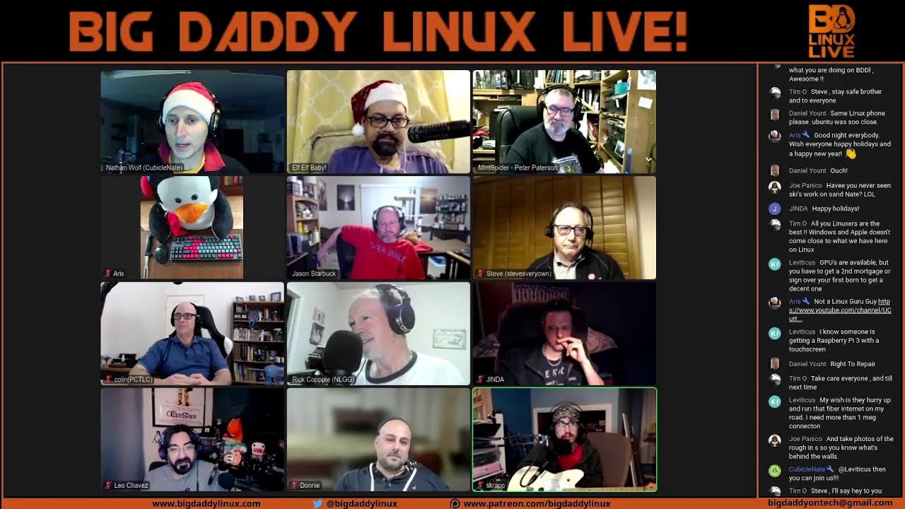 Big Daddy Linux Live! 18 Dec 2021, PC Linux OS