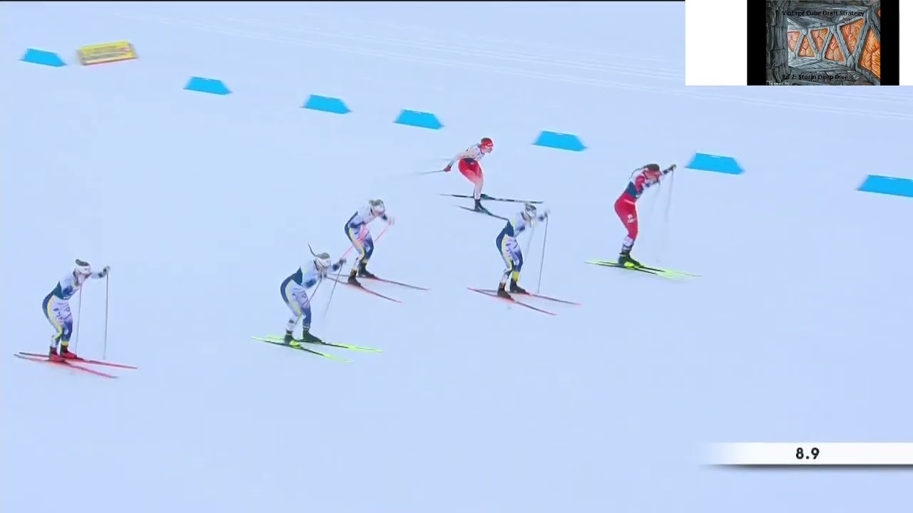 Världscupen Längdskidor: Toblach Sprint 2024 Final Damer. Skistad vs Sweden.