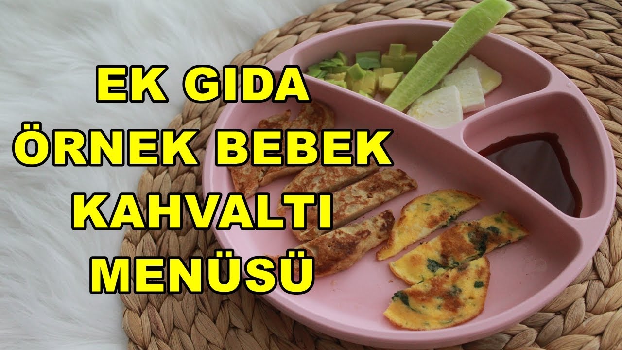 Bebeğimin Kahvaltısı - Ek Gıda Kahvaltı Örneği - Ek Gıdaya Geçiş - BLW - Avokado Pankek Omlet