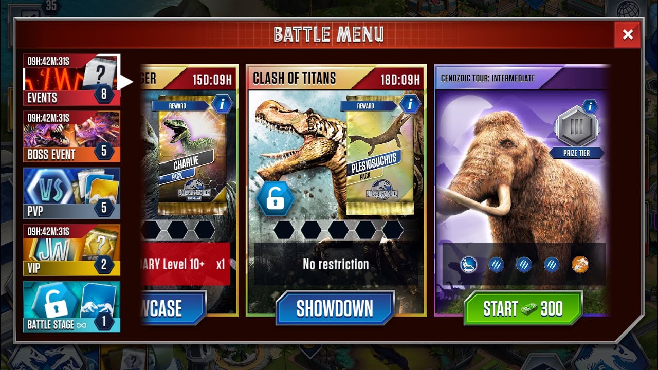 Clash of Titans: Plesiosuchus: Battle 1 | Jurassic World the game