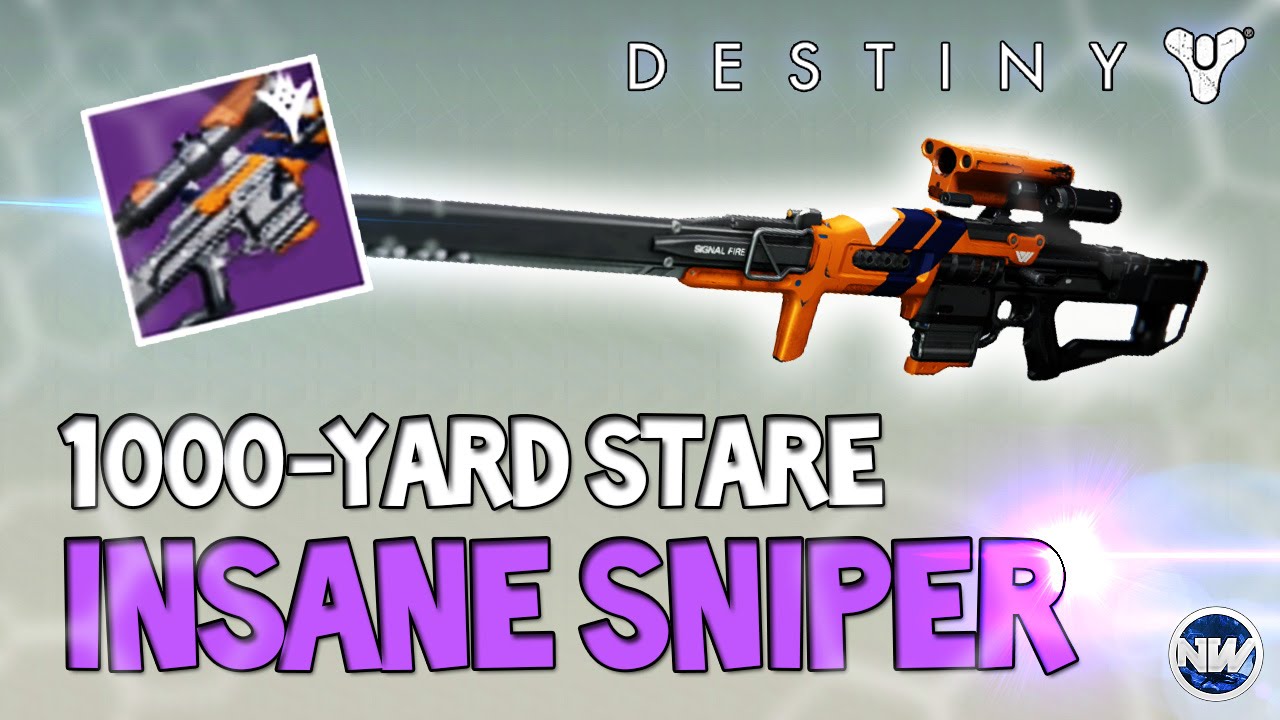 Destiny 1000-Yard Stare Sniper Rifle Review | BEST PvE SNIPER!