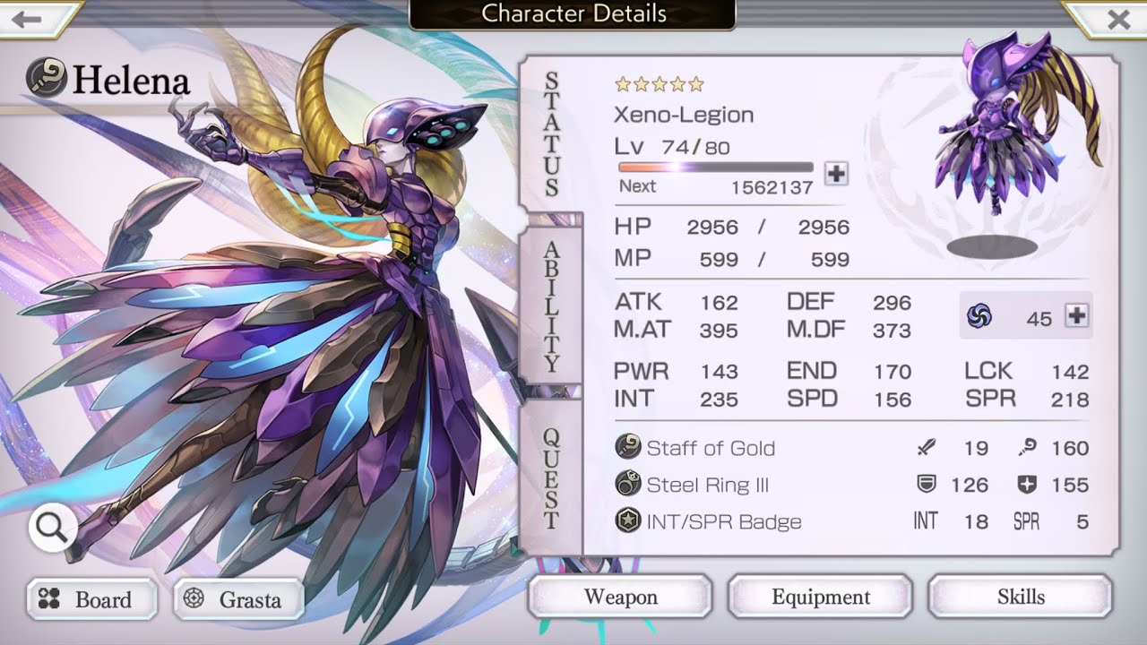 Another Eden Global Update 1.9.100 Upgraded Helena To 5* - Review, Skills And Gameplay!