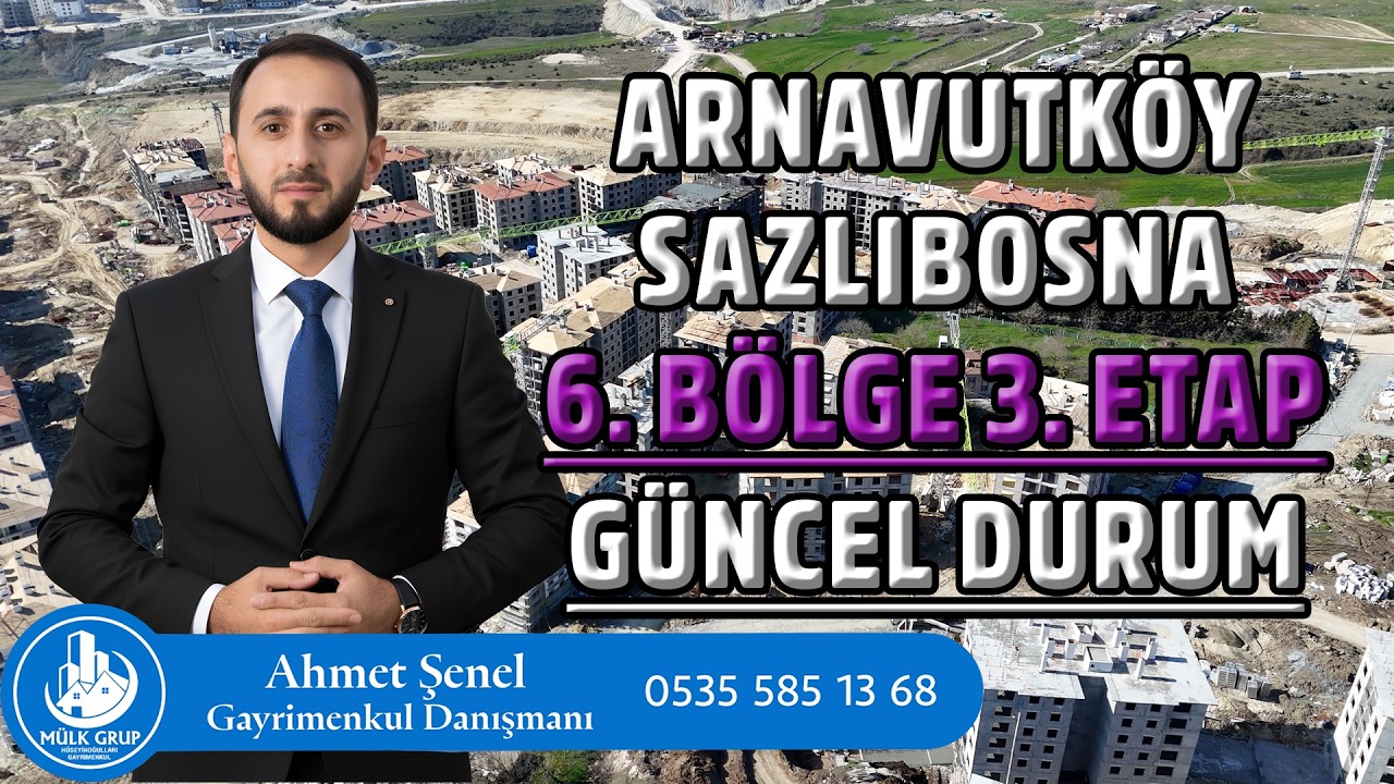 TOKİ Arnavutk&ouml;y Sazlıbosna 6. B&ouml;lge 3. Etap | G&uuml;ncel Durum #gayrimenkul #emlak #toki #arnavutk&ouml;y