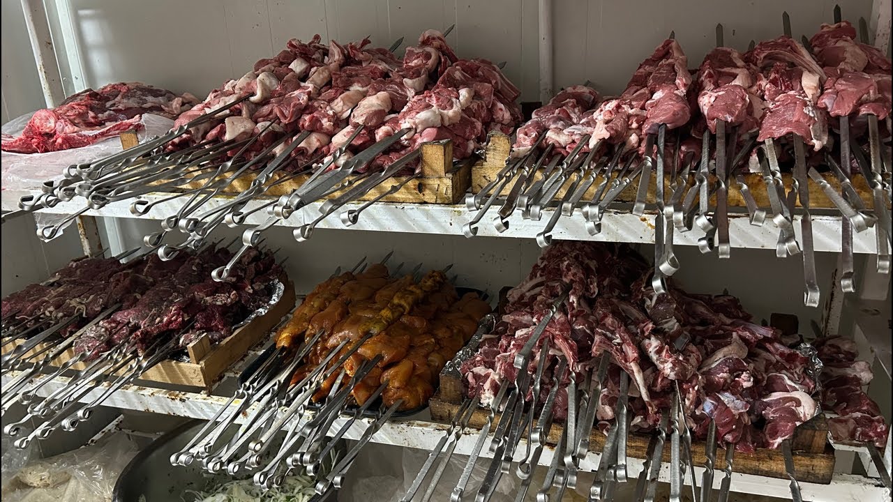 We prepare 500 skewers of delicious kebabs every day