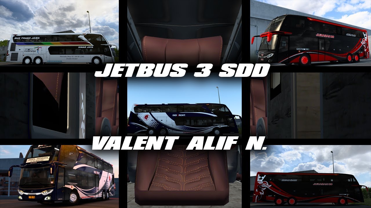 Review EP3 edit Jetbus 3 SDD Valent Alif N. || Euro Truck Simulator 2 Indonesia