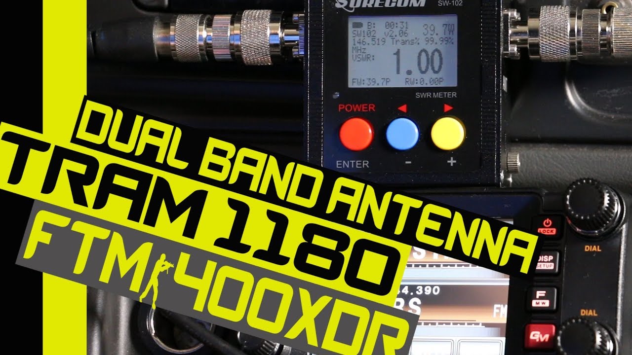TRAM 1180 DUAL BAND ANTENNA - FTM 400-XDR - SURECOM SW-102