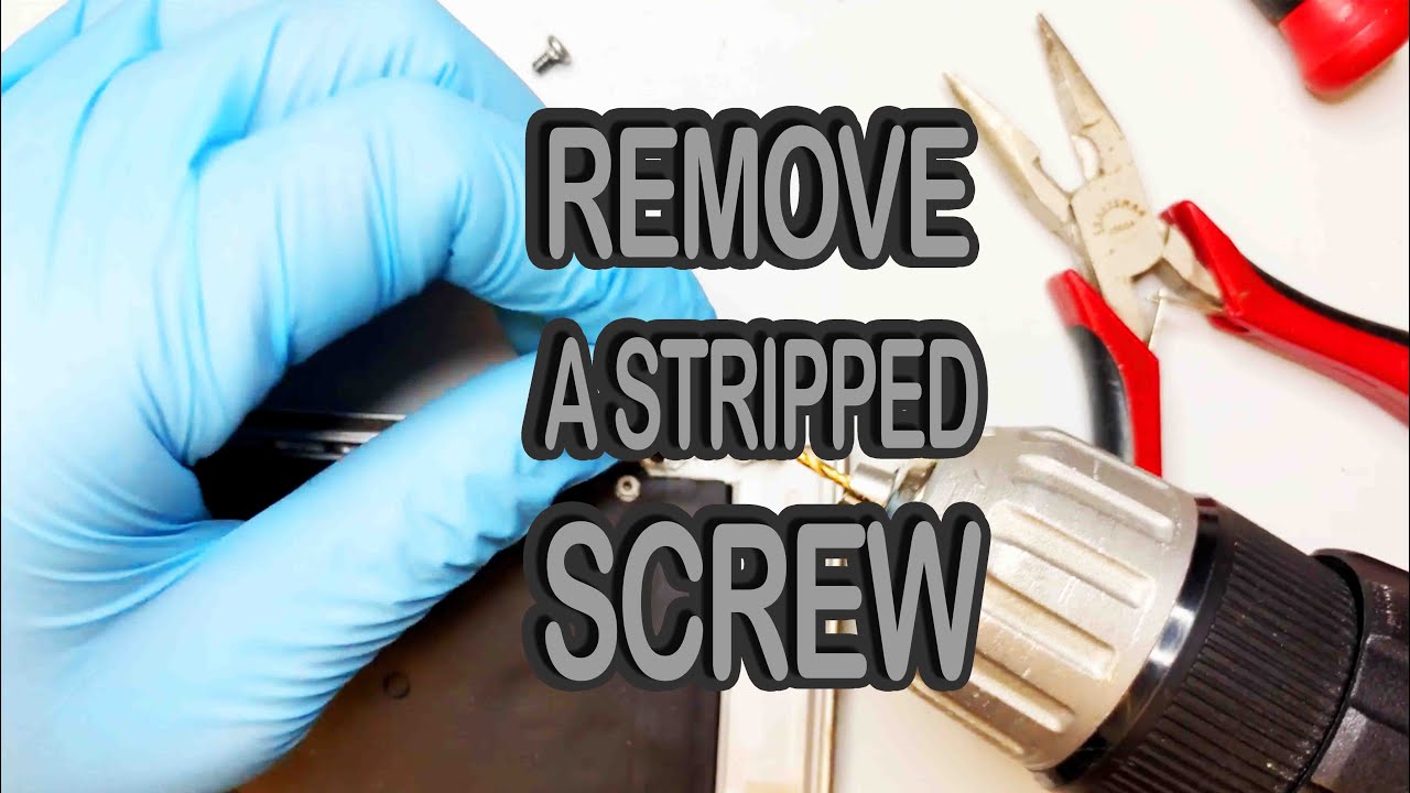 Remove Laptop Stripped Screw