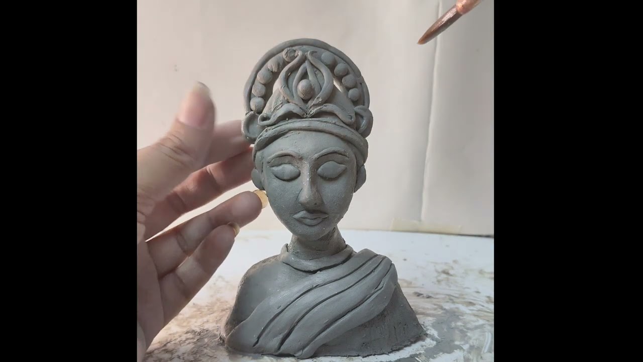From Raw Idol to Finished Idol | Sculpture Making & Painting Process | Watch the Magic ✨ Jai Mata Di