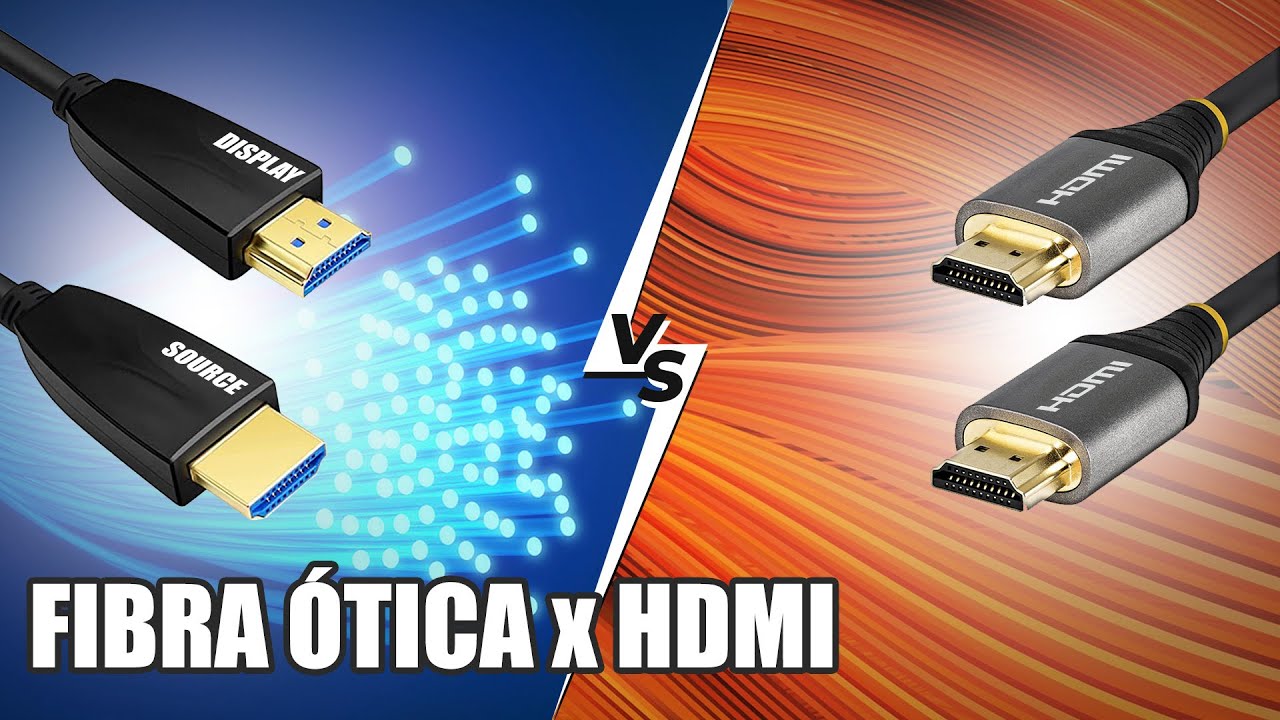 Cabo HDMI Fibra Ótica x Cabo HDMI Comum - Qual a diferença? [LEIA A DESCRIÇÃO]