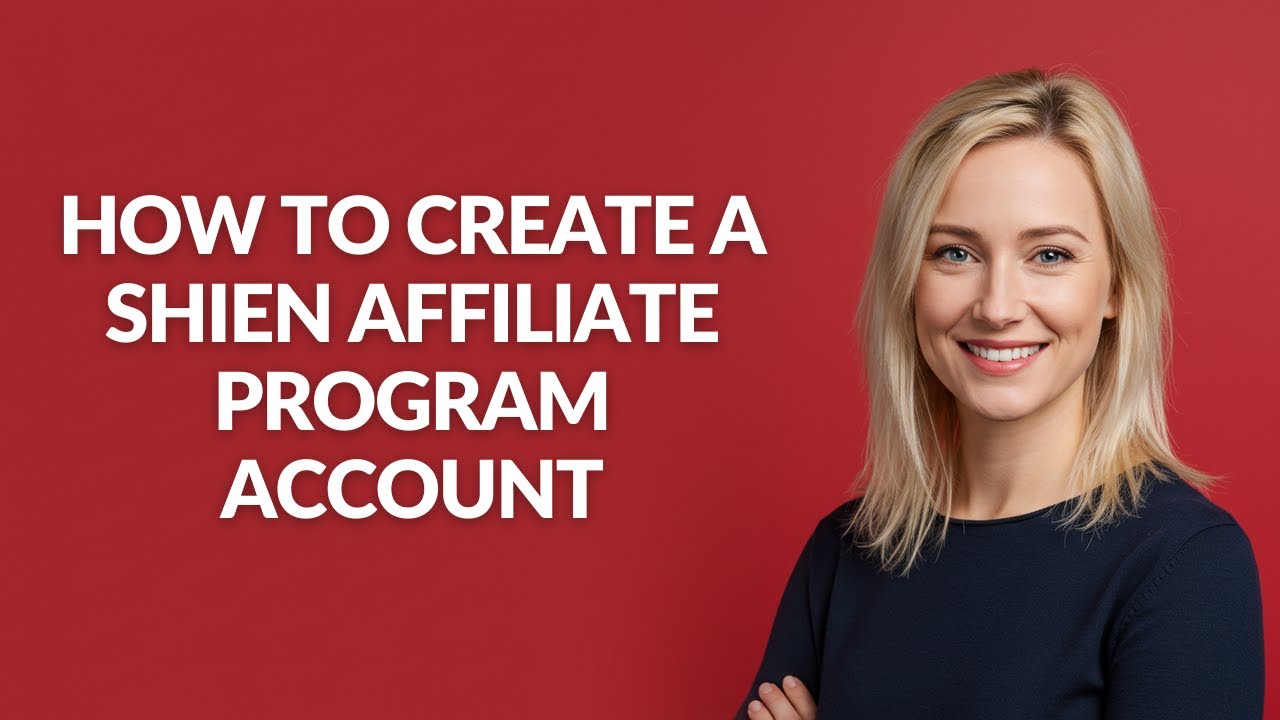 HOW TO CREATE A SHIEN AFFILIATE PROGRAM ACCOUNT - Julia'sTutorials
