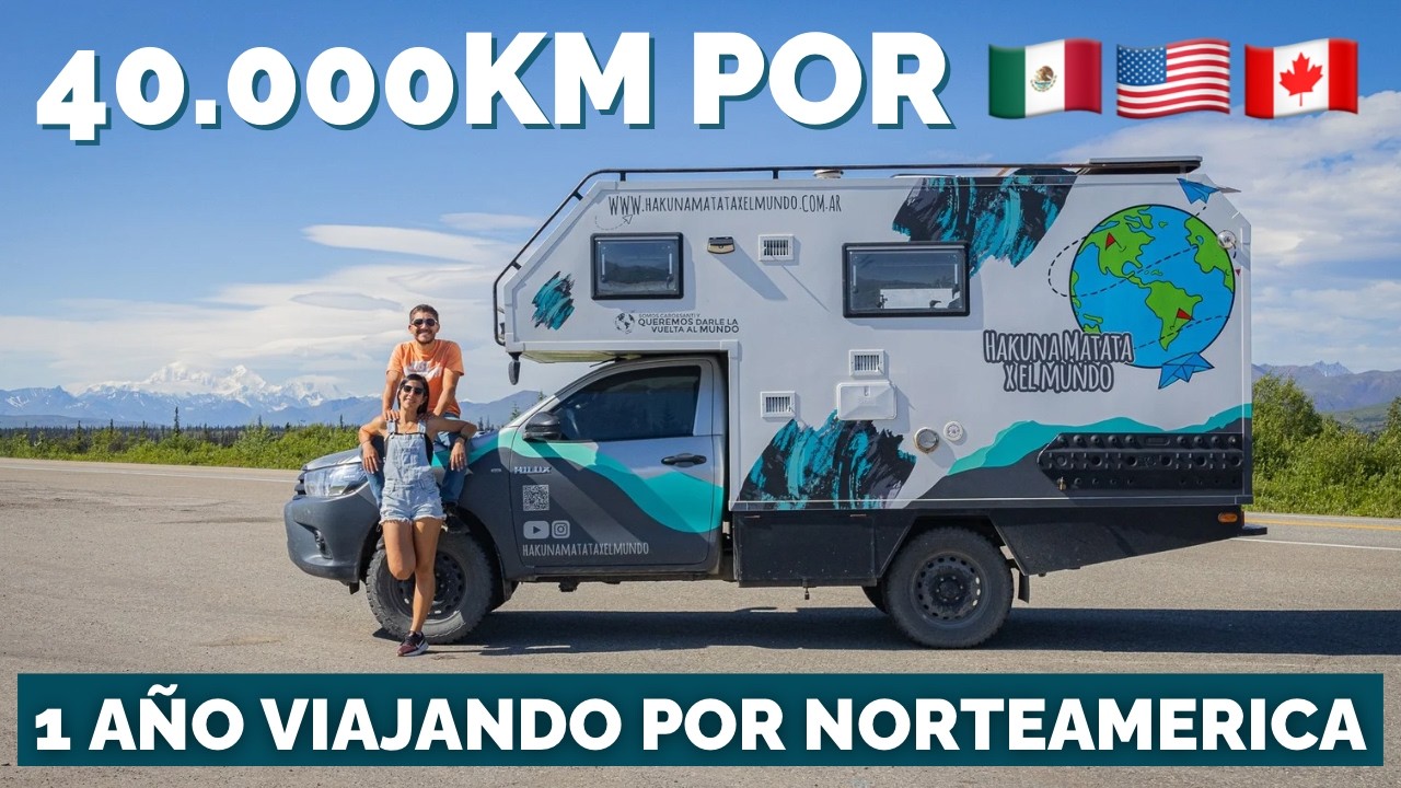 Un VIAJE de 40.000KM por NORTEAMERICA 🚐 1 AÑO viajando por Mexico, EEUU y Canada [Documental]