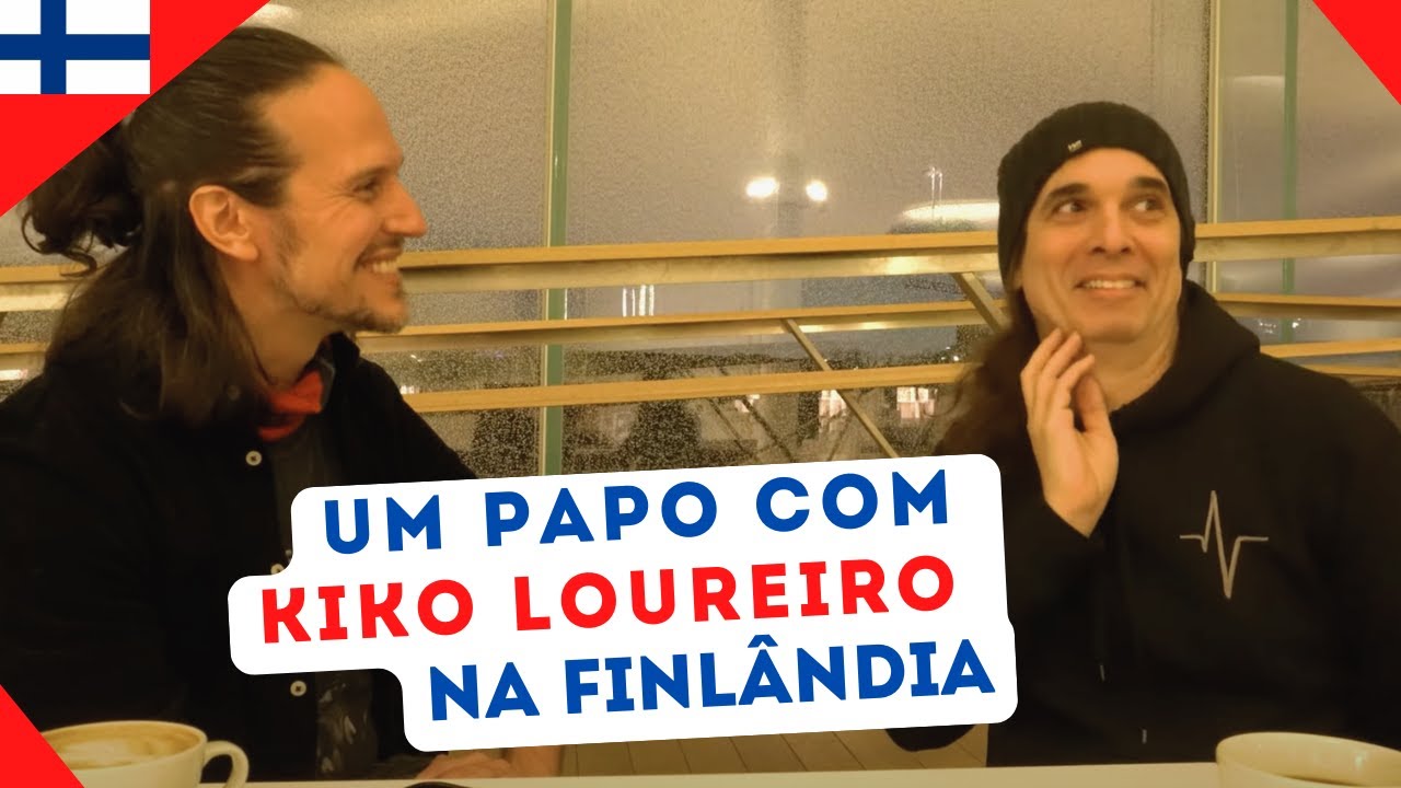 Encontrei o Kiko Loureiro (Megadeth/ Angra) na Finlândia - Música e viagem