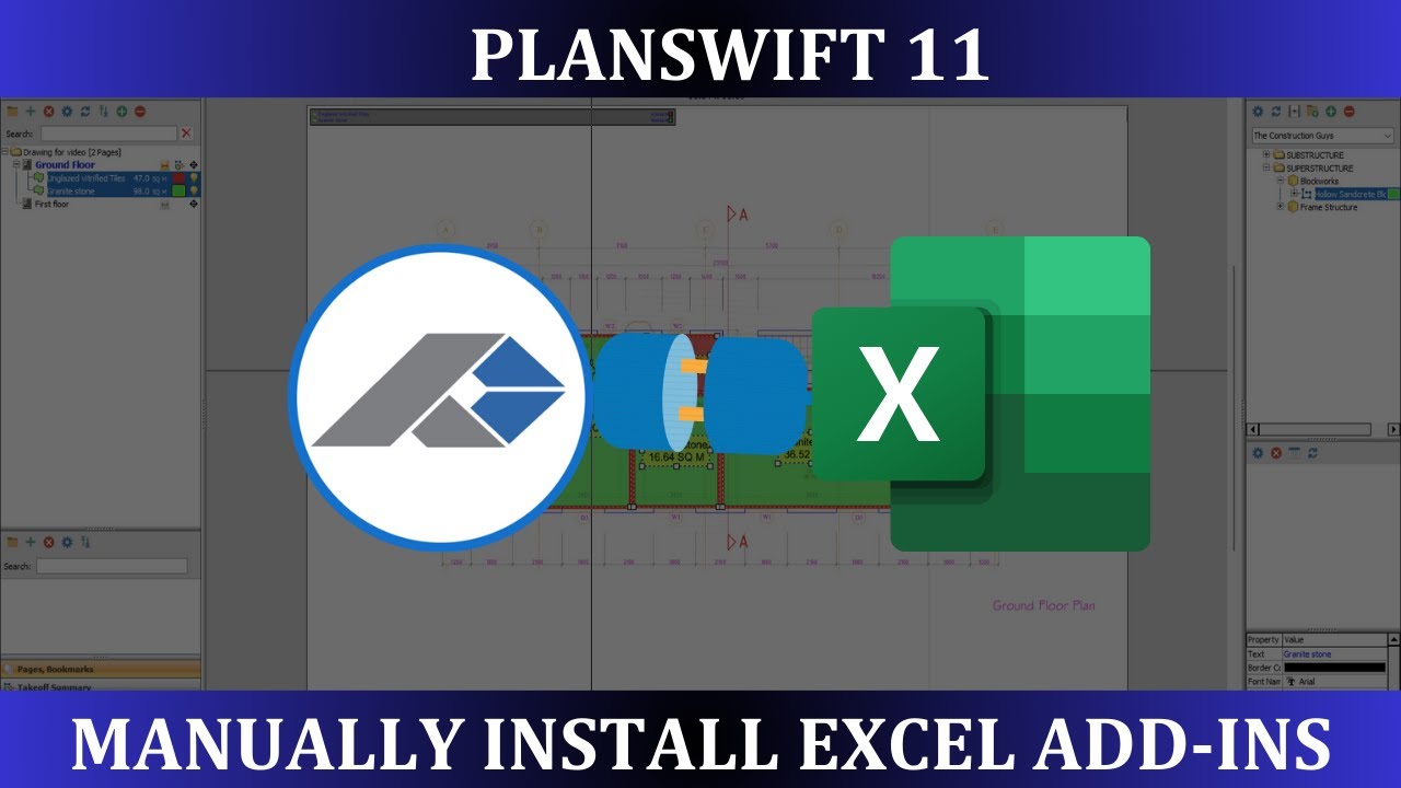 Excel and Planswift Integration: How to Manually Install Excel Add-ins.