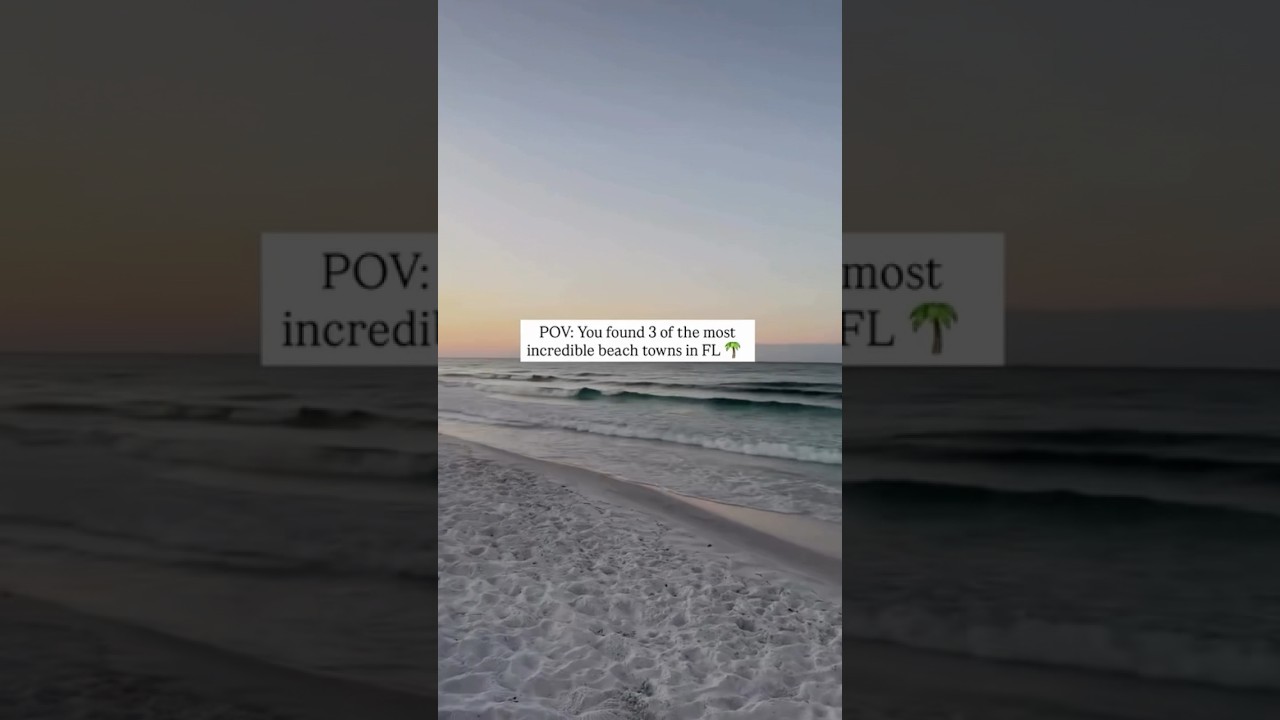 3 Must Visit Beach Towns in the Florida Panhandle 🏝️🦞🥥