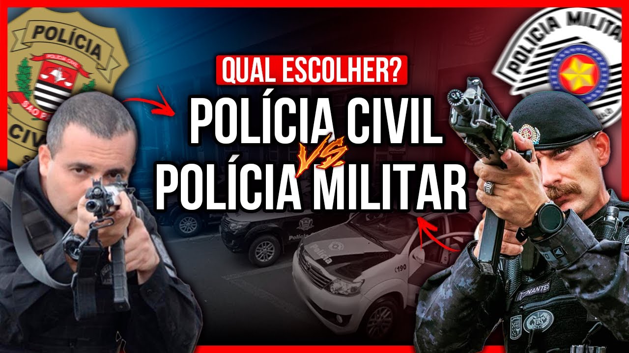 QUAL É A MELHOR? QUAL TEM O MELHOR SALÁRIO? POLÍCIA CIVIL SP VS POLÍCIA MILITAR SP