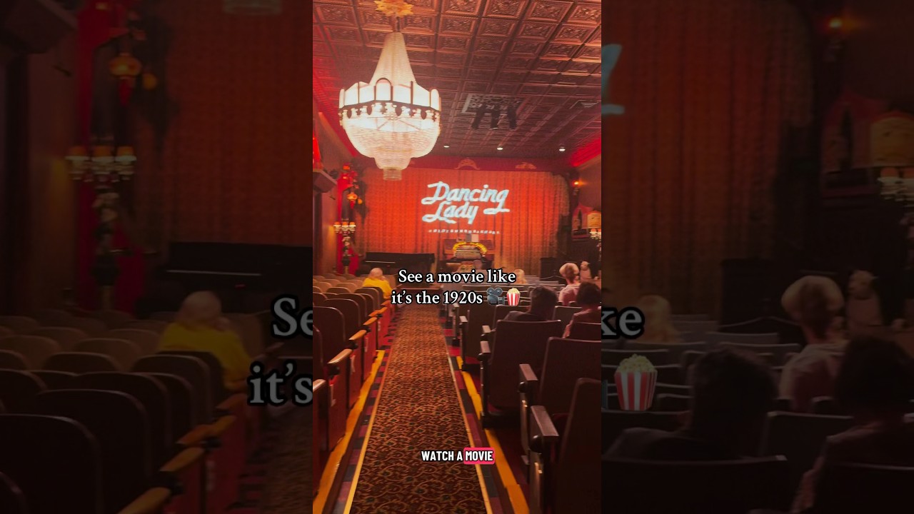 Time-travel to the 20s at this incredible theatre 🎥🍿 