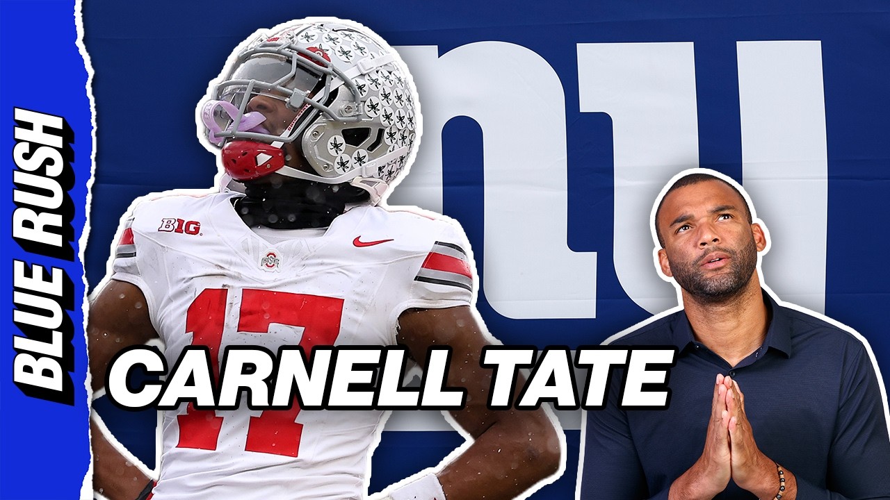 Carnell Tate could be Giants' next ELITE receiver! | Blue Rush
