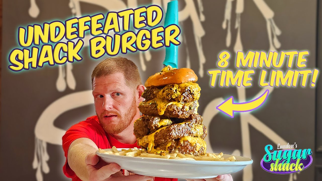 UNDEFEATED SHACK BURGER | 8 MINUTE TIME LIMIT
