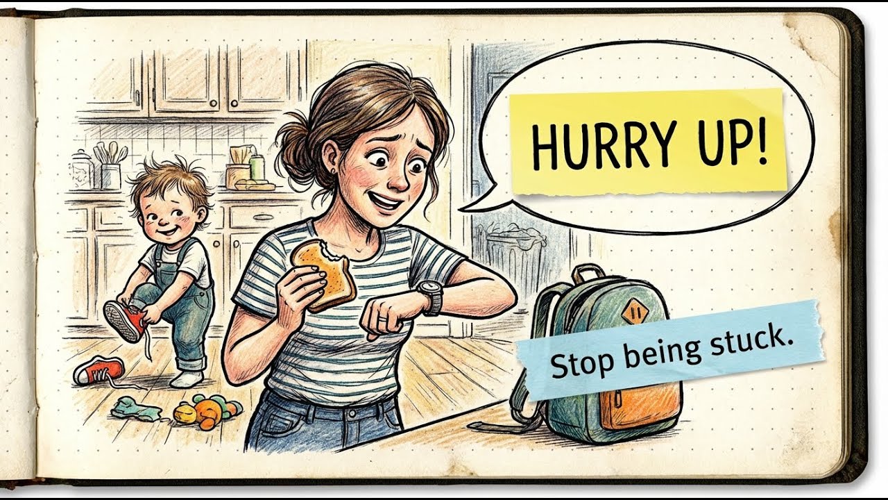 Running Late in English? Practical Daily Conversation for Parents