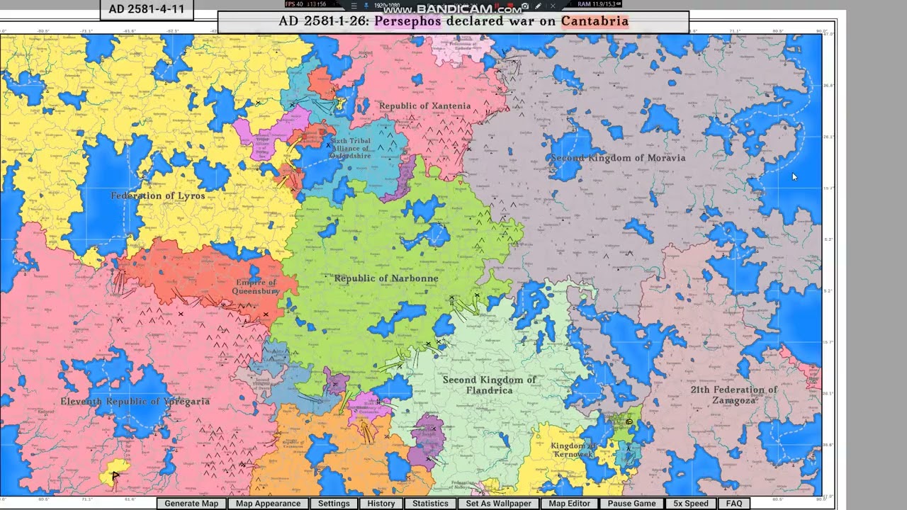 Fantasy Map Simulator ep.50 | Borders Redrawn in Seconds
