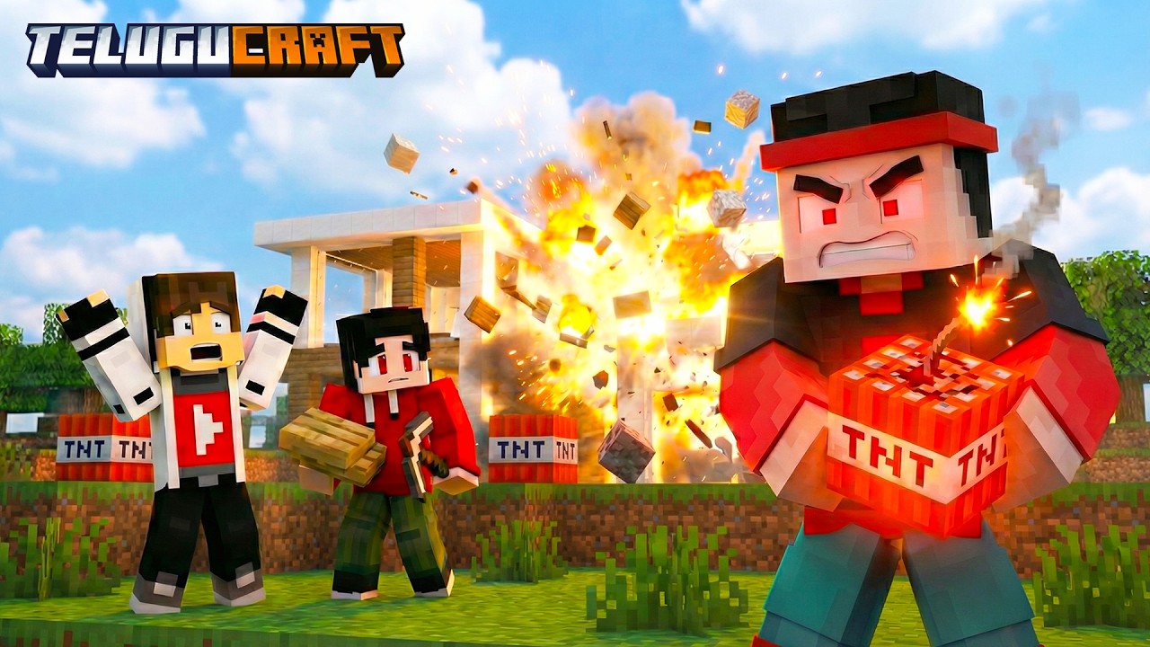 SG Blasted Hi5 Bro House | TeluguCraft SMP