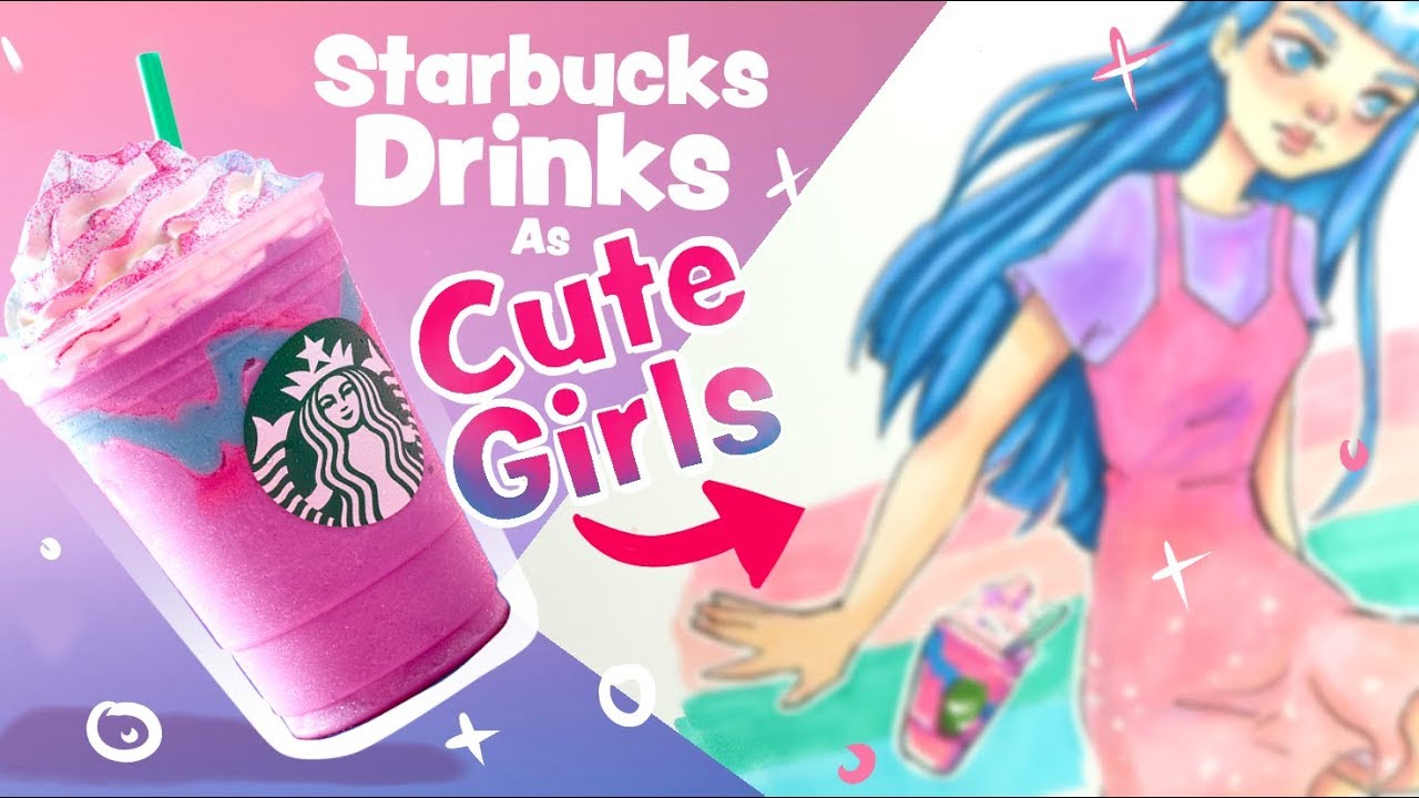 Turning Starbucks Drinks Into Cute Girls - Designing characters from drinks
