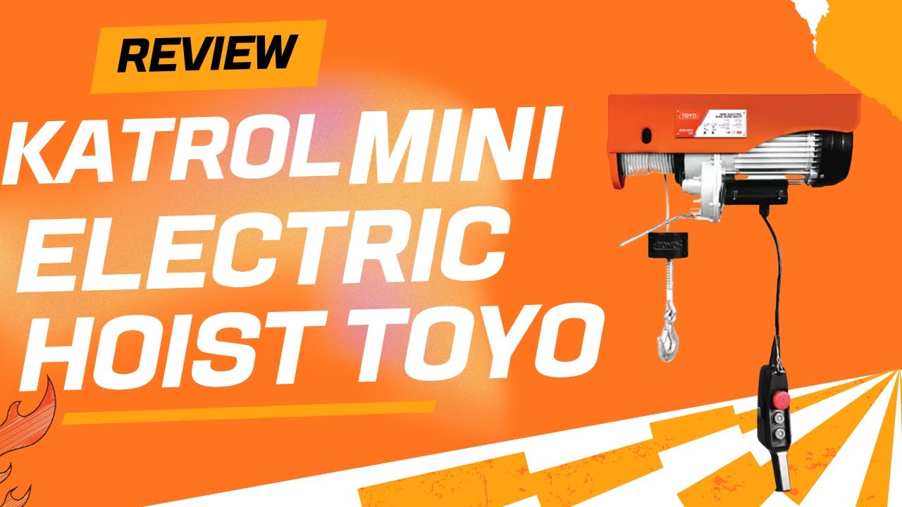 UNBOXING Mini Electric Hoist TOYO | Katrol Listrik Dengan Remot