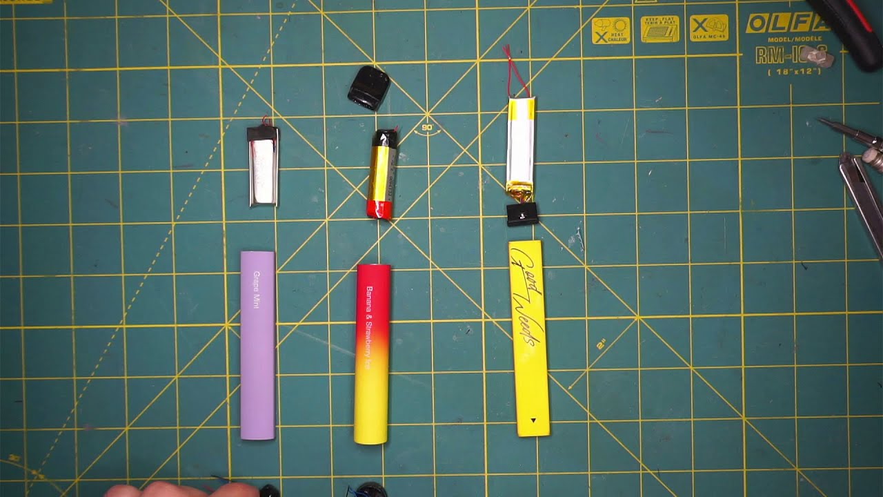 Disassembling a single use vape pens