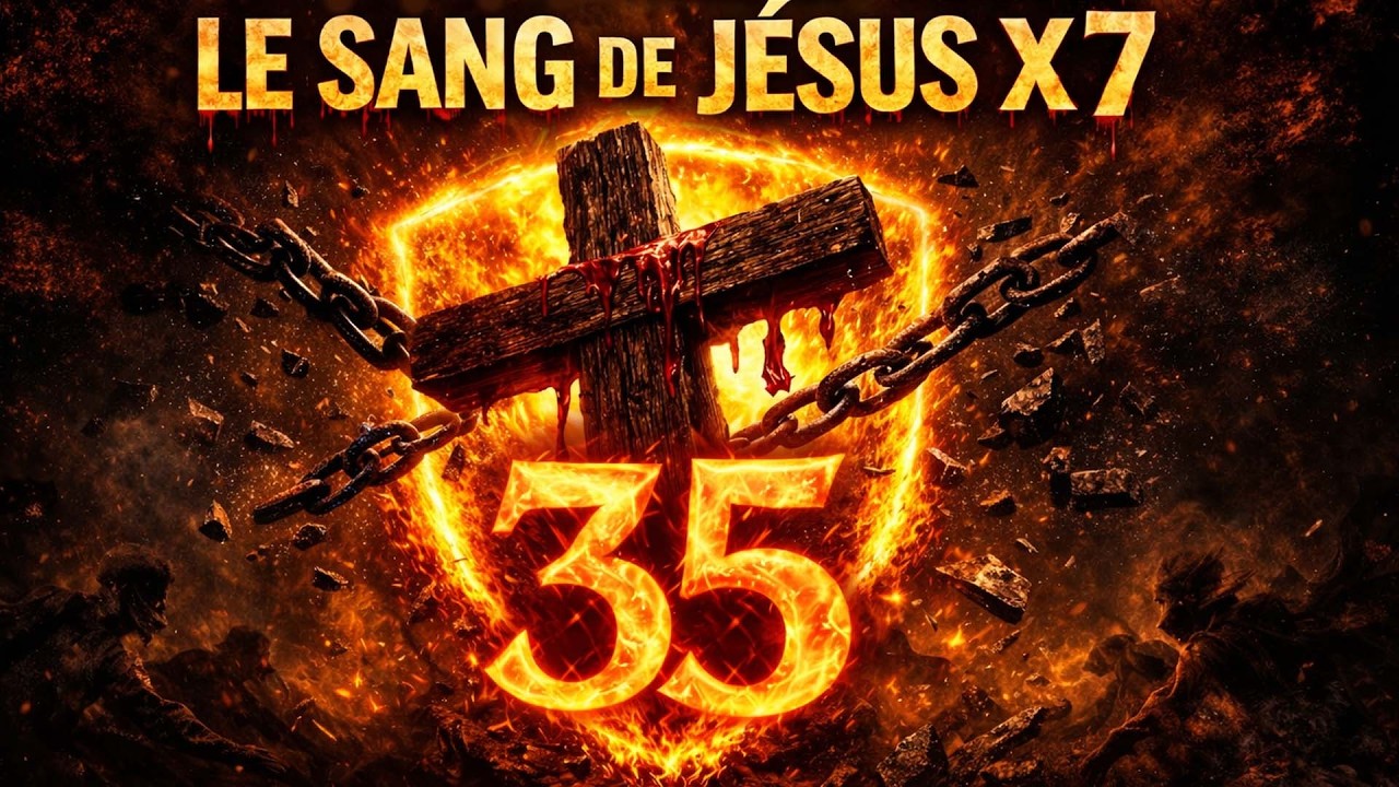 🔴 LE SANG DE JÉSUS A DU POUVOIR ! Psaume 35 | PRIÈRE PUISSANTE DE PROTECTION ET DE DÉLIVRANCE