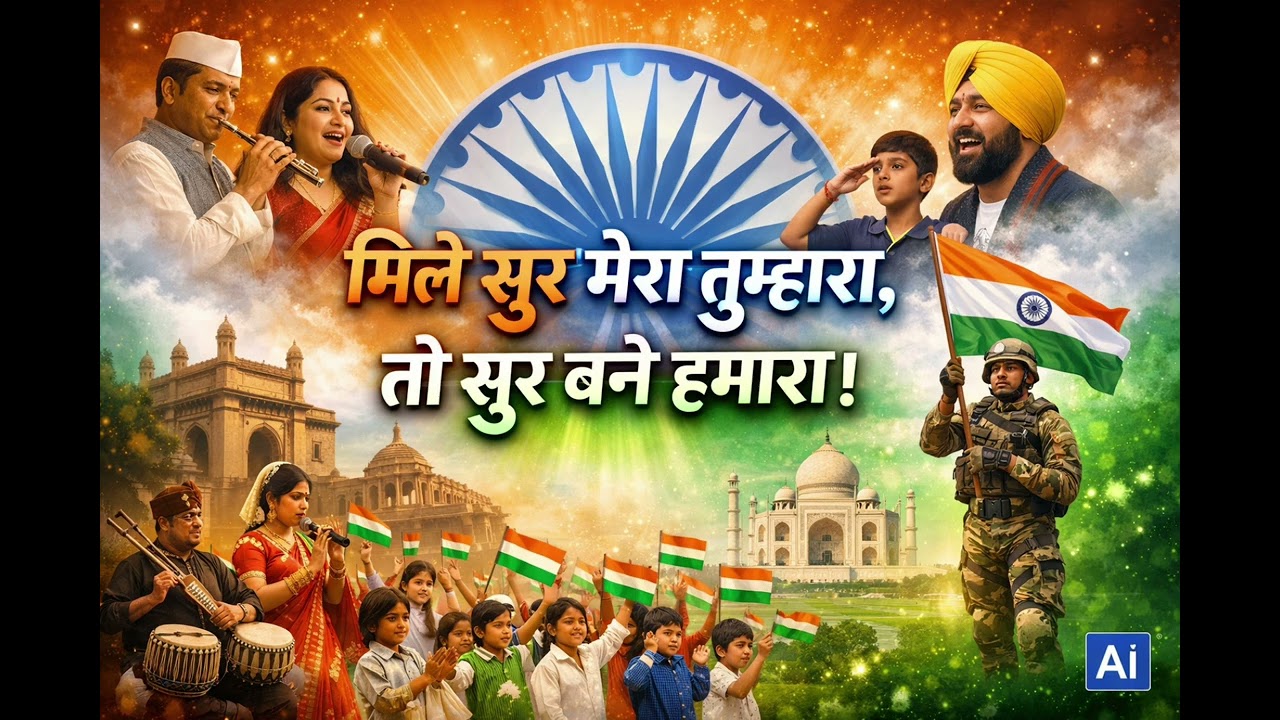 Mile Sur Mera Tumhara | Full Song | एकता का प्रतीक 🇮🇳
