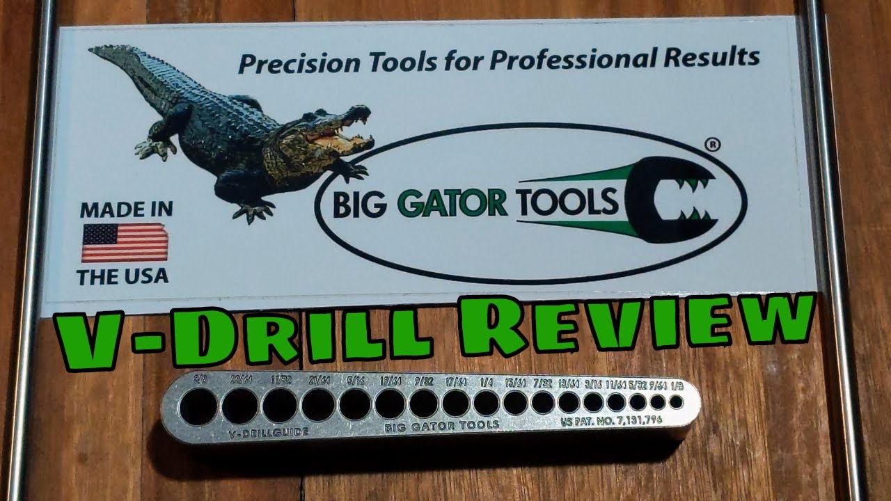 Drill Guide Block . Big Gator Tools V-Drill Guide
