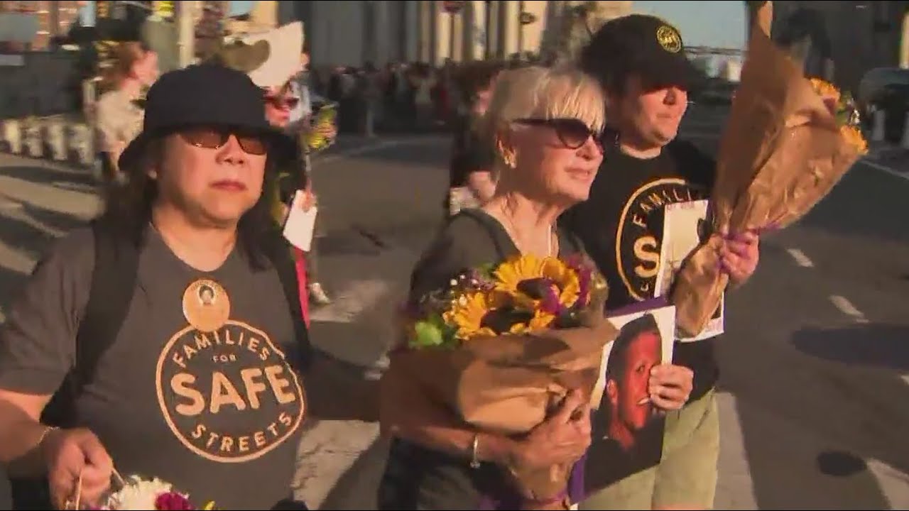 Vigil held after crash killed 2 people in Chinatown