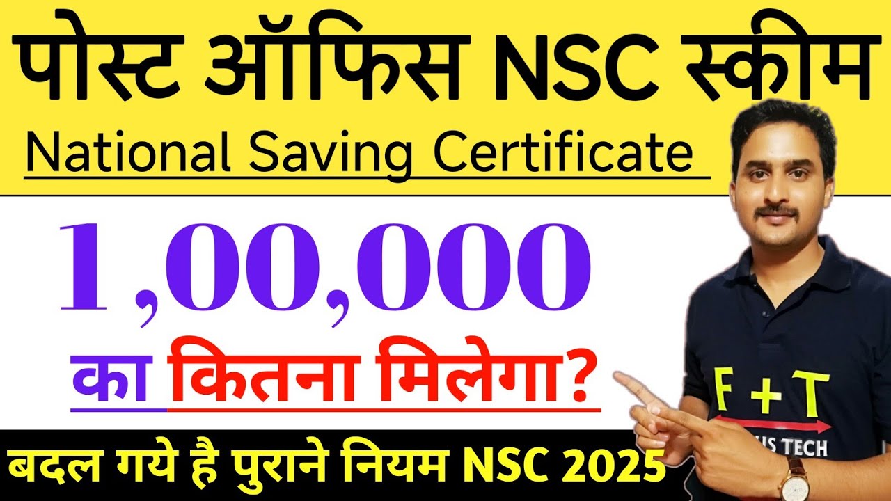 Post Office NSC Scheme 2025|Post Office National Saving Certificate Scheme 2025