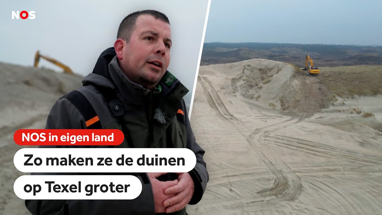 Duinen afgraven voor een betere natuur? Op Texel is dat heel logisch