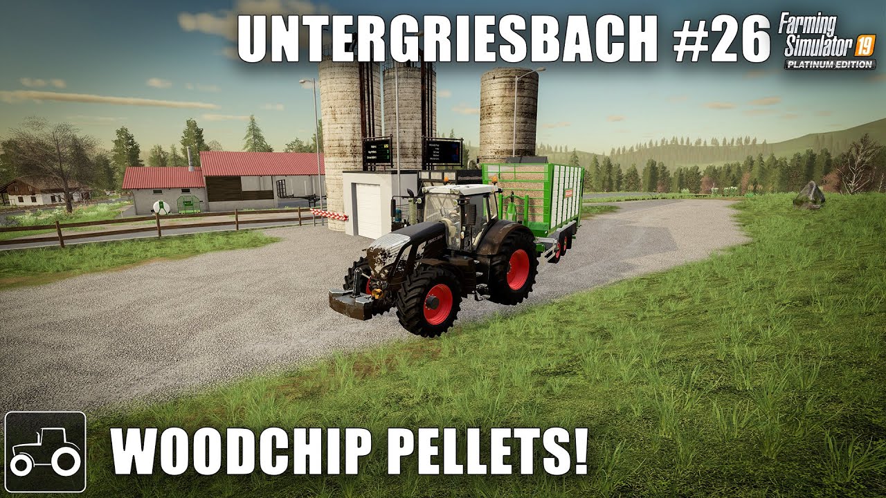 Building A Woodchip, Hay & Straw Pelletiser - Untergriesbach #26 Farming Simulator 19 Timelapse