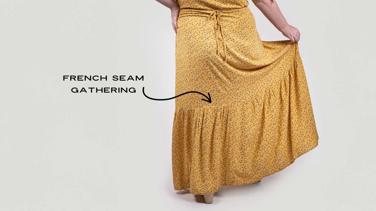 Sew Gathers With French Seams | Easy Sewing Tutorial