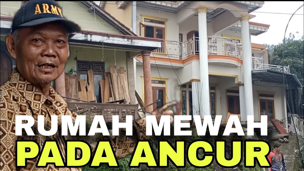 LAGI VIRAL!! RUMAH MEGAH ORANG KAYA TEGAL MENDADAK RUSAK SEPI AKIBAT TANAH BERGERAK 