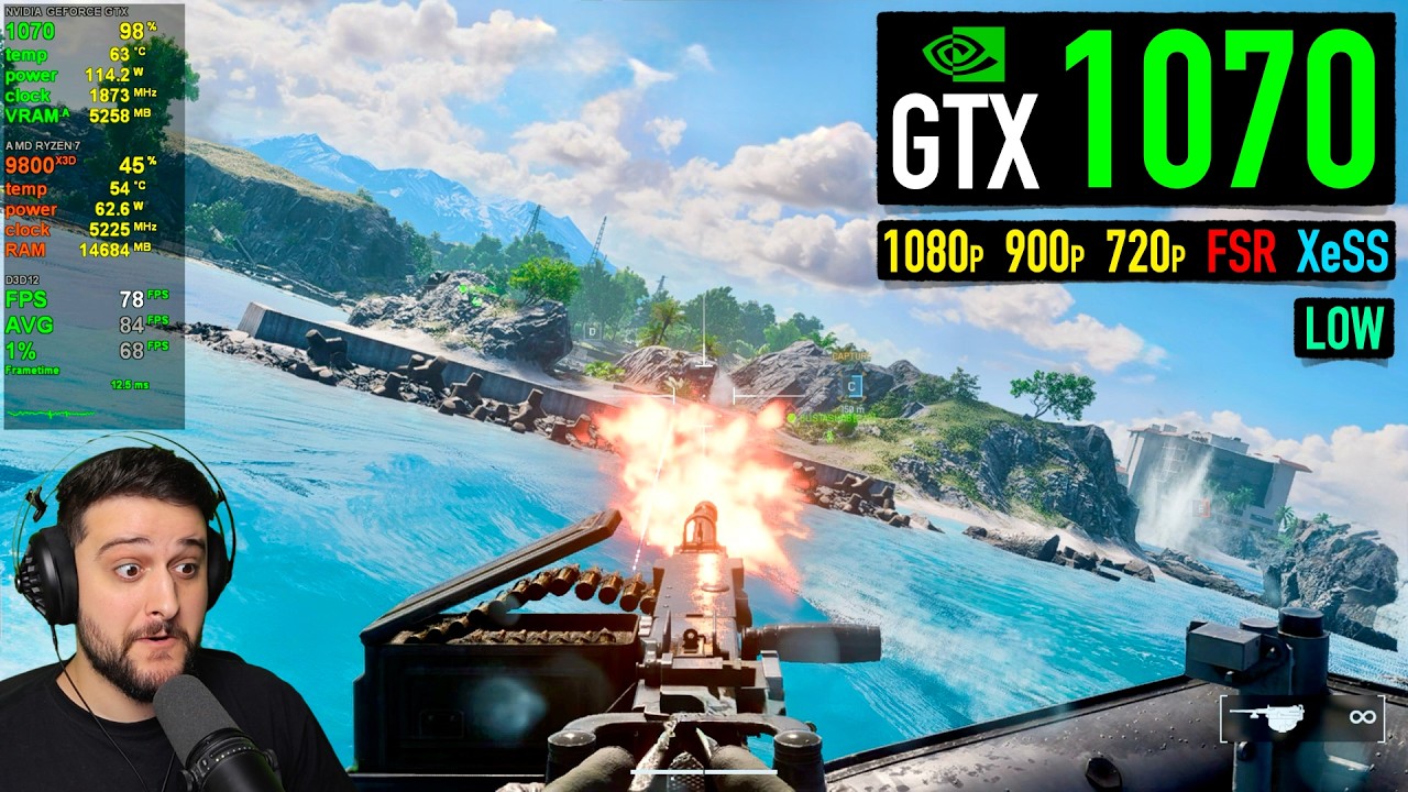 Легендарная GTX 1070 против Battlefield 6!