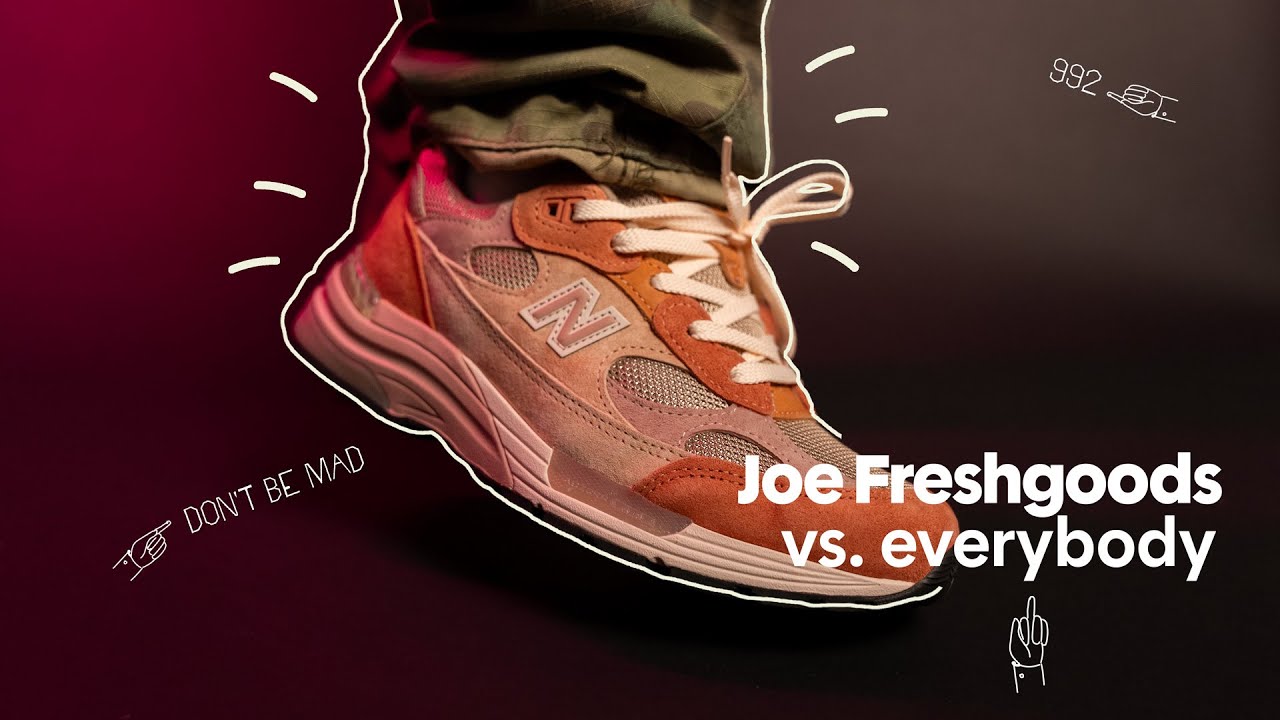 AL DIABLO TUS TENDENCIAS.  NEW BALANCE 992 JOE FRESHGOODS 